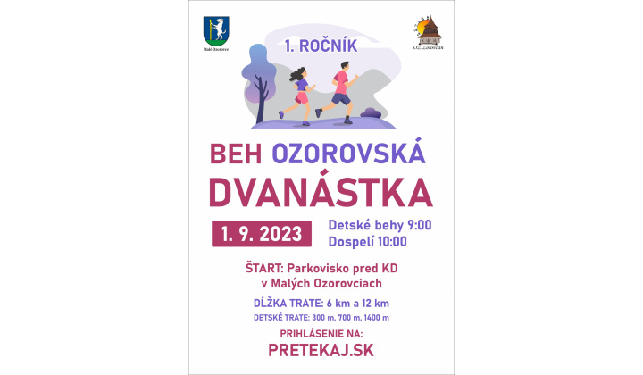 BEH  OZOROVSKÁ  DVANÁSTKA - 1.9.2023