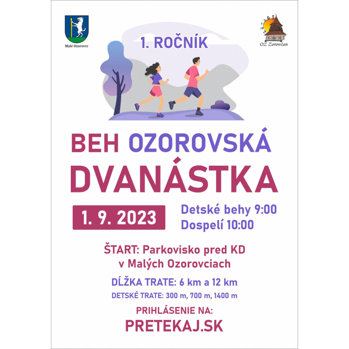 BEH  OZOROVSKÁ  DVANÁSTKA - 1.9.2023