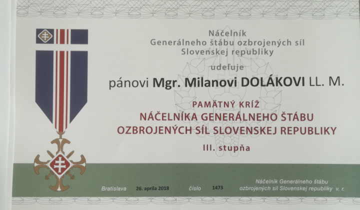 Vyznamenanie