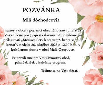Aktuality / Pozvánka 
