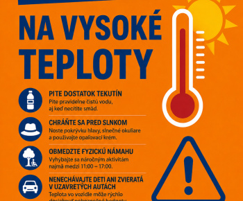 Aktuality / POZOR NA VYSOKÉ TEPLOTY ! - foto