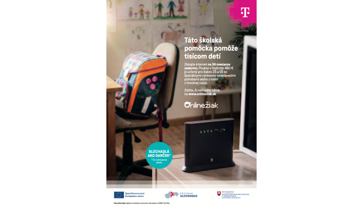 Slovak Telekom internet pre žiakov