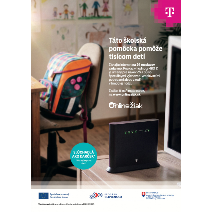 Slovak Telekom internet pre žiakov